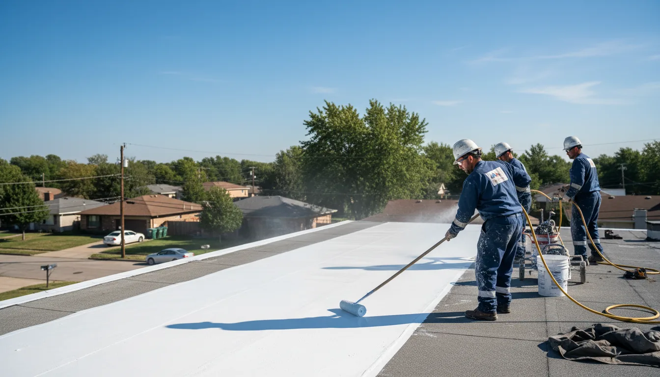 Commercial roof coating in Koshkonong, MO near me